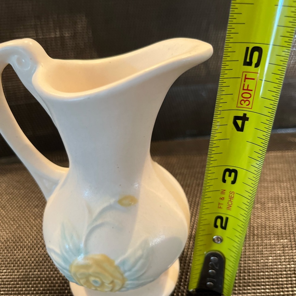 Vintage Hull open rose pitcher mint - Picture 5 of 7